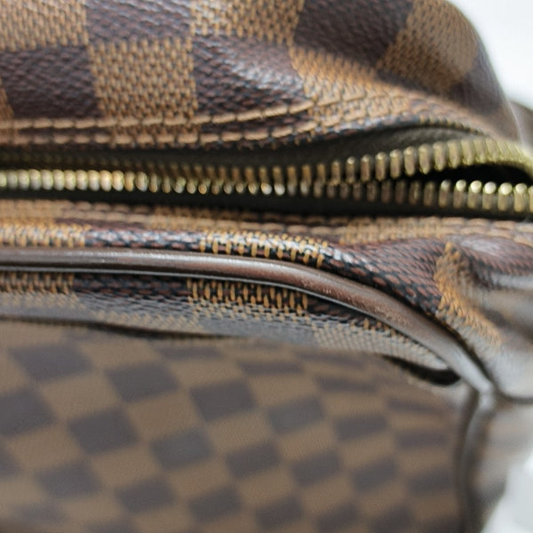 SHELTON MM Damier Ebene Coated Canvas Brown
