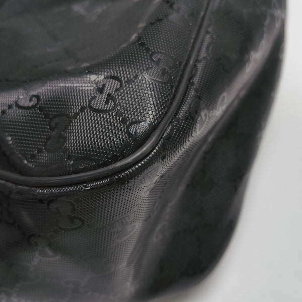 GG Imprime Monogram Coated Canvas Black