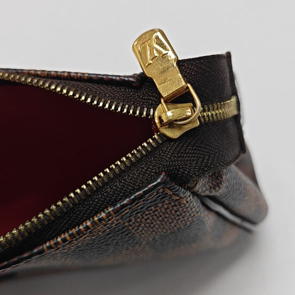 EVA Damier Ebene Coated Canvas Brown