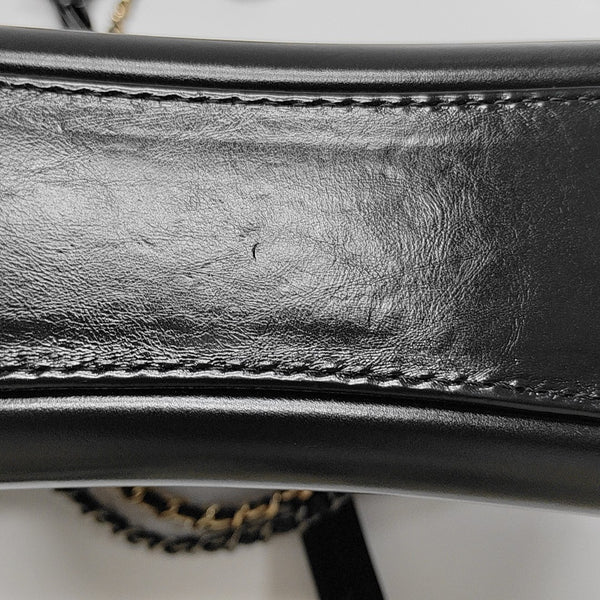 GABRIELLE Small Quilted Calfskin Black
