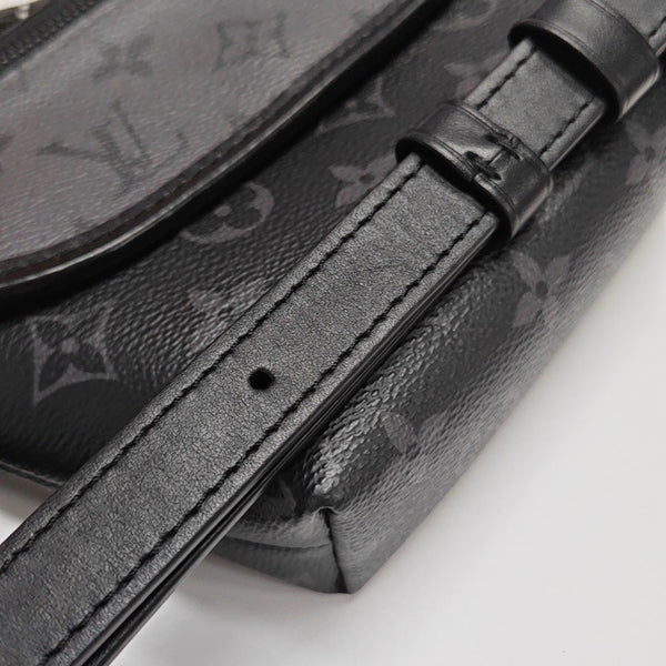PULSE Mini Monogram Coated Canvas Black