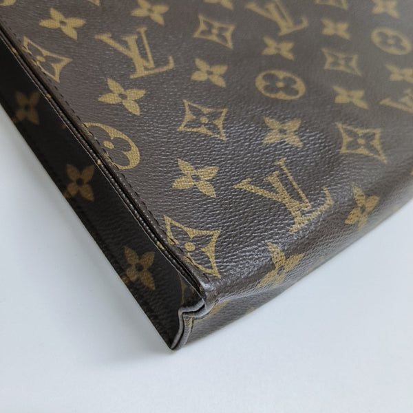 TOILET POCKET 26 Monogram Coated Canvas Brown