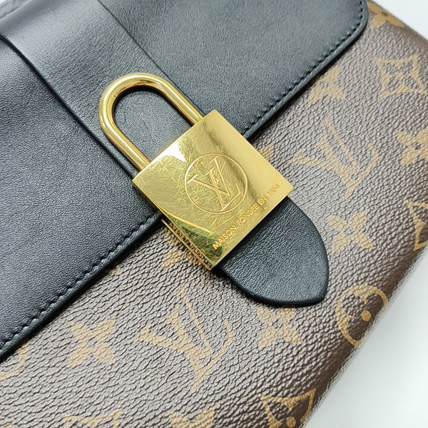 LOCKY BB Monogram Coated Canvas Brown