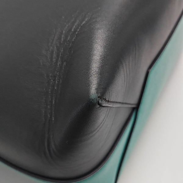 TWISTED CABAS Small Calfskin Green