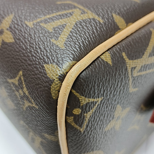 SPEEDY 20 Monogram Coated Canvas Brown