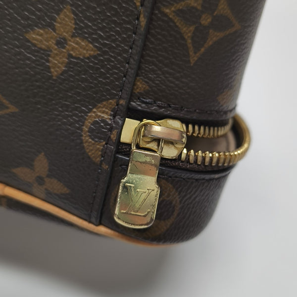 NICE Super Mini Monogram Coated Canvas Brown