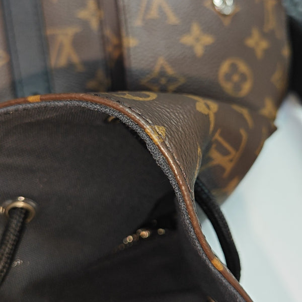CHRISTOPHER PM Monogram Coated Canvas Brown