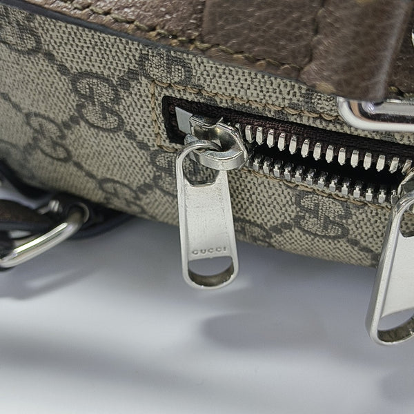 Trunk Monogram Coated Canvas Brown
