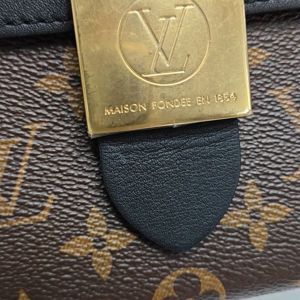 LOCKY BB Monogram Coated Canvas Brown