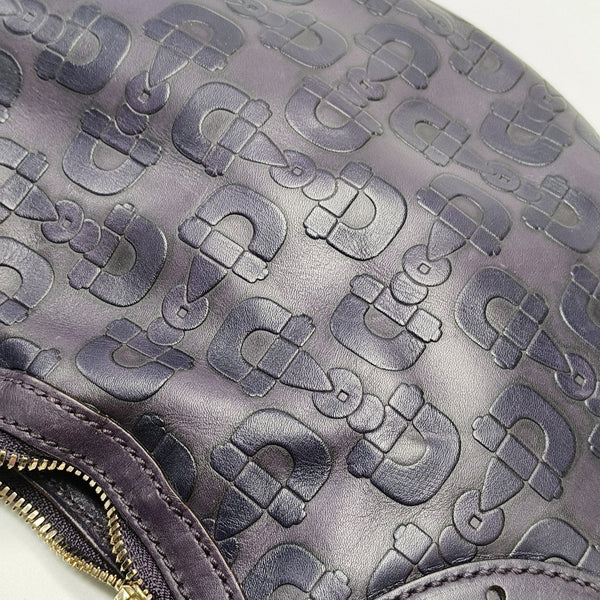 Calfskin Top Handle Bag Purple