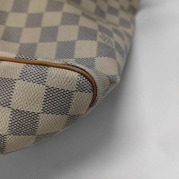 SPEEDY 30 Damier Azur Coated Canvas White