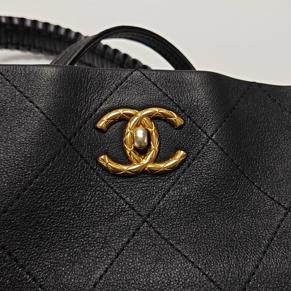 Quilted Calfskin Black