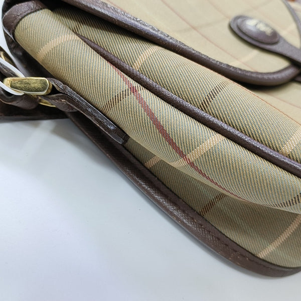 Canvas Shoulder Bag Beige