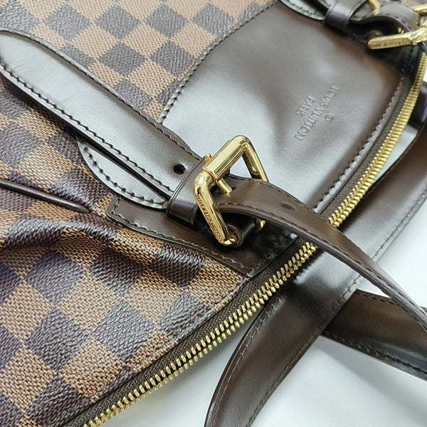 VERONA MM Damier Ebene Coated Canvas Brown