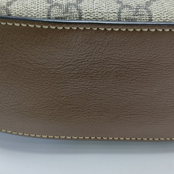 Padlock Medium Monogram Coated Canvas Beige