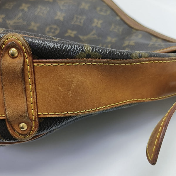 TULUM GM Monogram Coated Canvas Brown