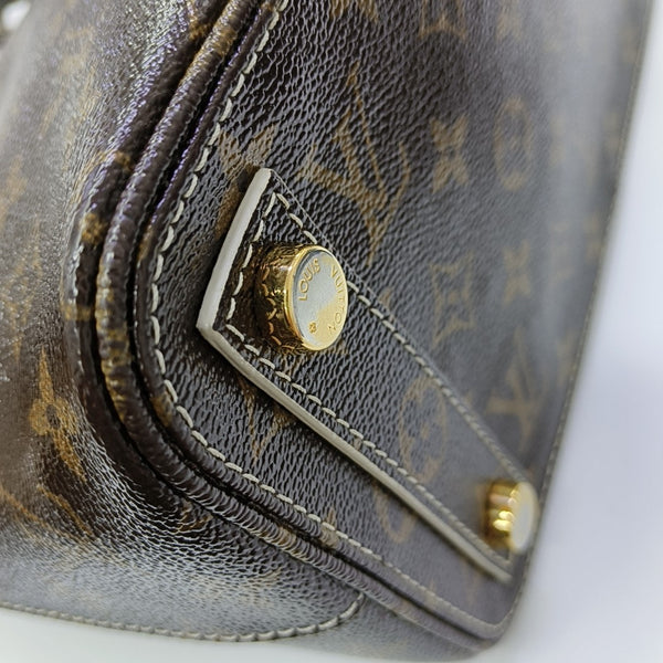 LOCKIT Monogram Coated Canvas Brown