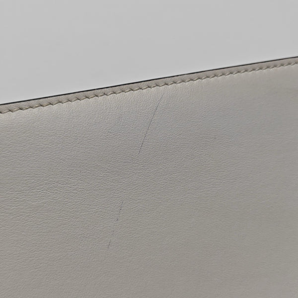 Calfskin Crossbody Bag White