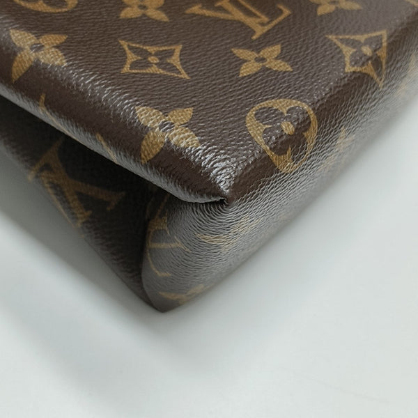 LOCKY BB Monogram Coated Canvas Brown