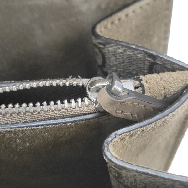 Dionysus Small Monogram Coated Canvas Beige
