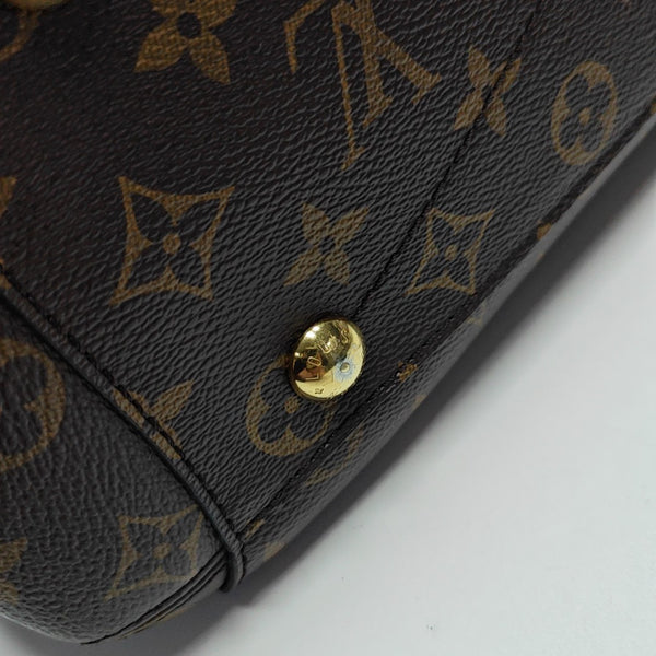 MONTAIGNE Monogram Coated Canvas Brown
