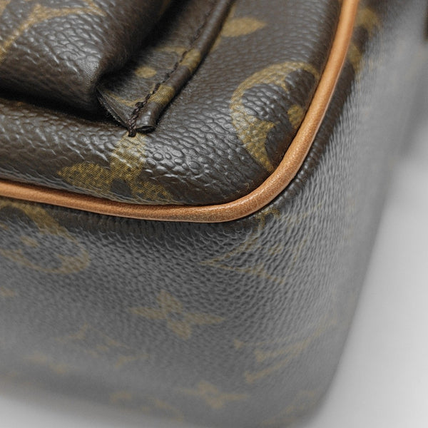 VIVA CITE Monogram Coated Canvas Brown
