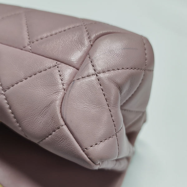Quilted Lambskin Shoulder Bag Pink