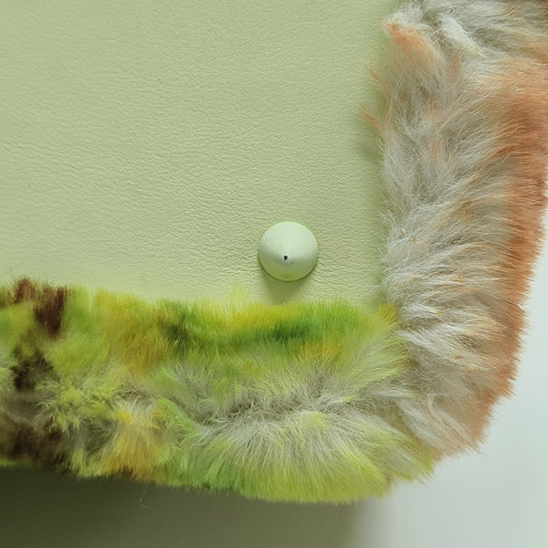 Lady Dior Medium Fur Multicolor