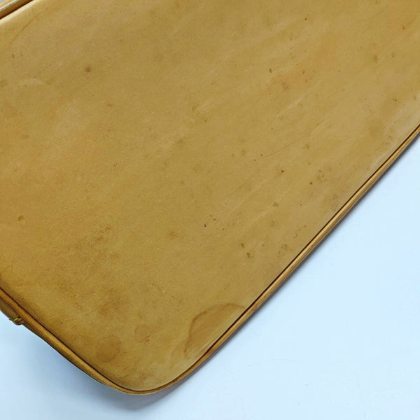 ALMA PM Monogram Coated Canvas Brown