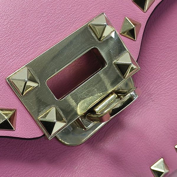 Rockstud Mini Calfskin Pink