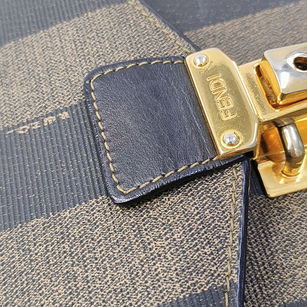 Pequin Coated Canvas Brown