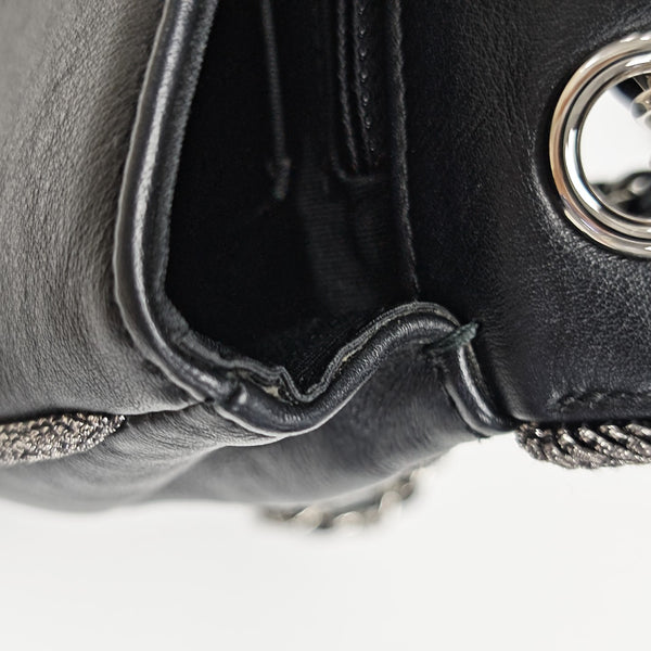 MADISON Quilted Calfskin Black