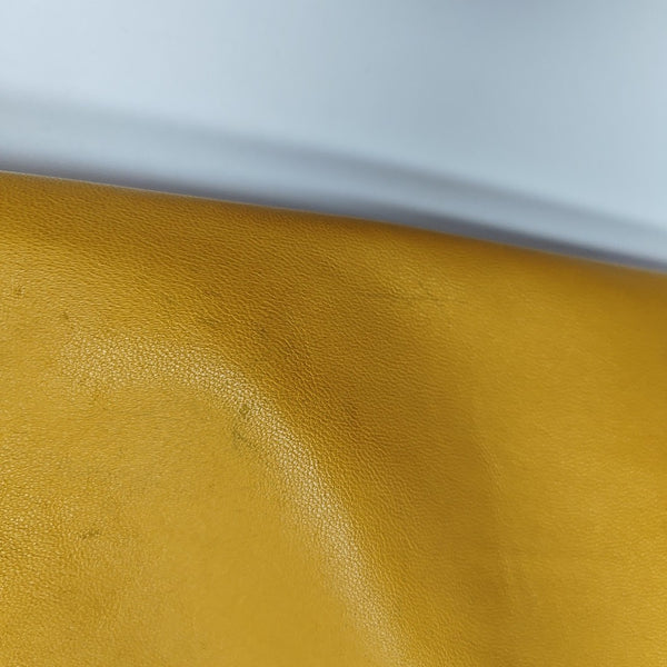 Calfskin Top Handle Bag Yellow