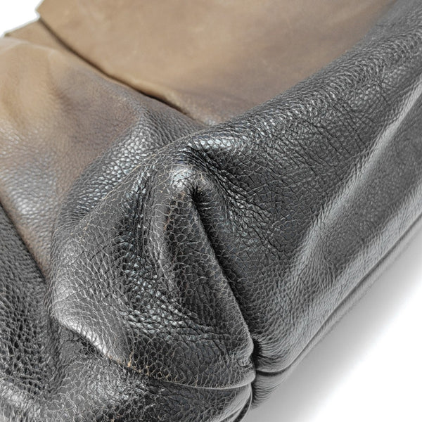 Calfskin Top Handle Bag Multicolor