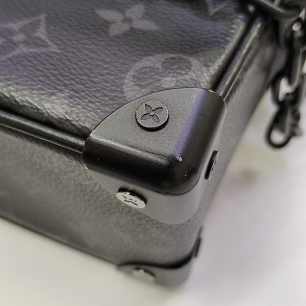 SOFT TRUNK Mini Monogram Coated Canvas Black