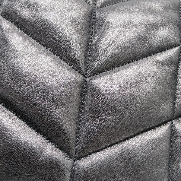 PUFFER Small Quilted Lambskin Black