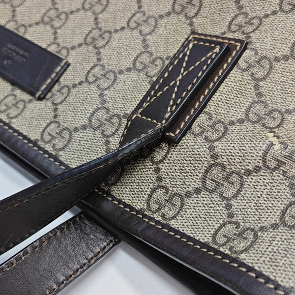 Monogram Coated Canvas Brown