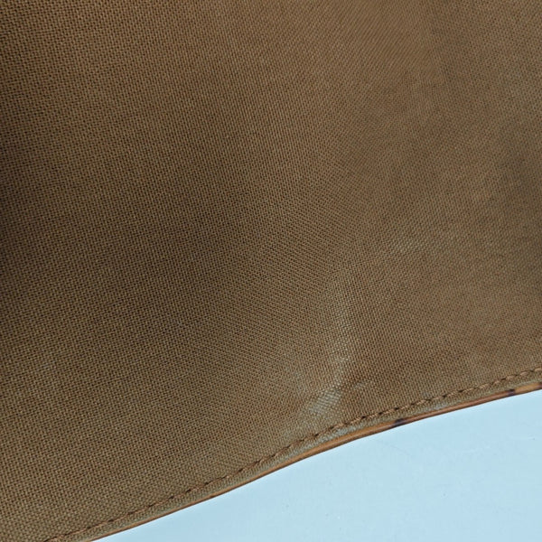 VALMY Monogram Coated Canvas Brown