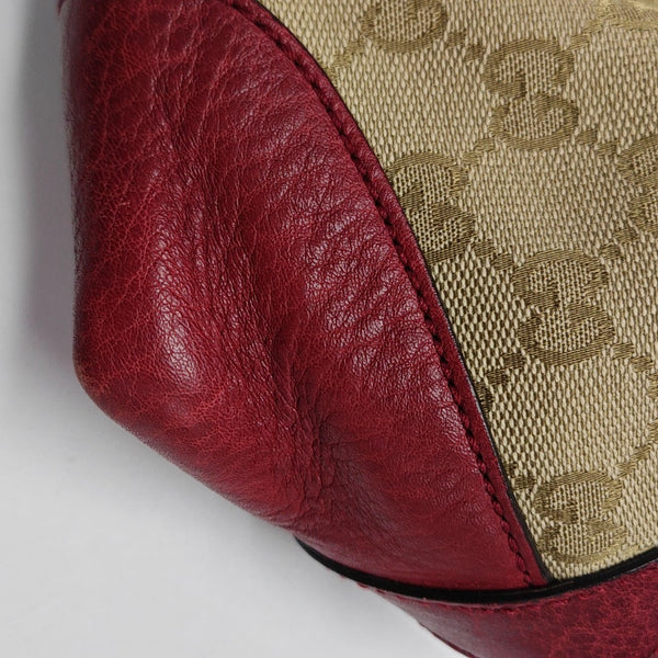 Monogram Canvas Shoulder Bag Beige