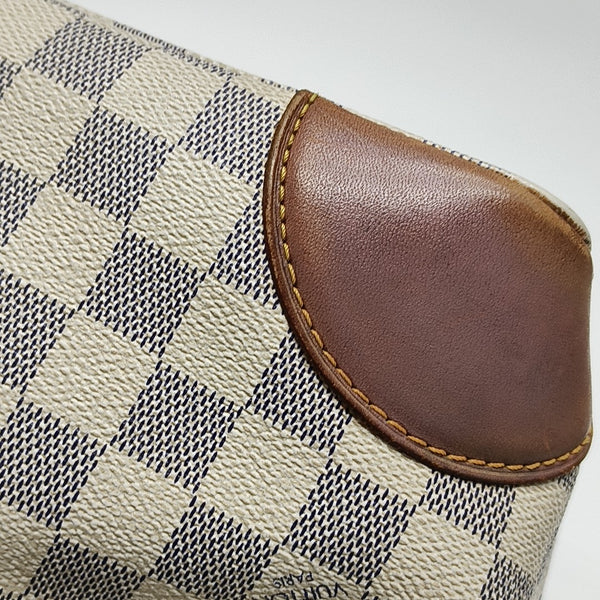 HAMPSTEAD MM Damier Azur Coated Canvas White
