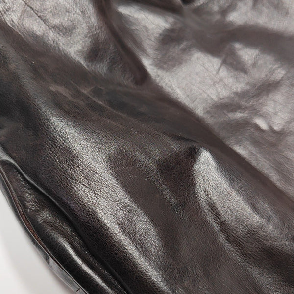 Calfskin Shoulder Bag Brown