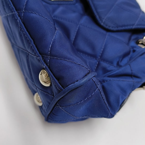 Quilted Nylon Blue
