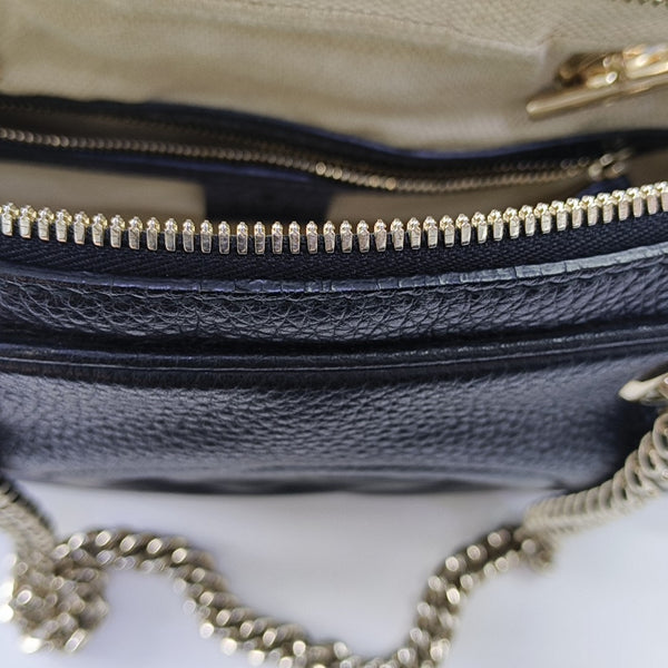 Soho Medium Calfskin Black