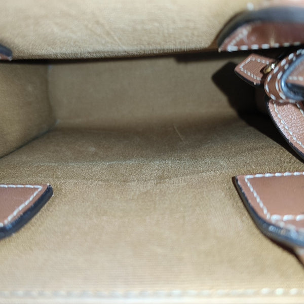 CABAS CELINE Mini Coated Canvas Brown