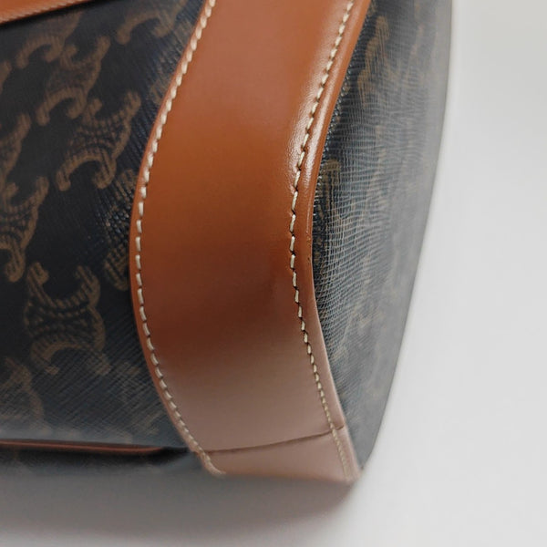 TRIOMPHE CANVAS Small Coated Canvas Brown
