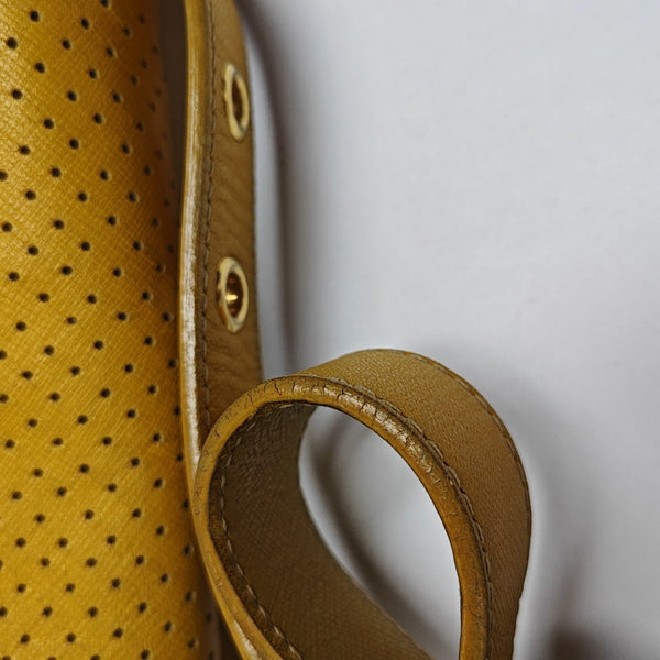 Calfskin Shoulder Bag Yellow