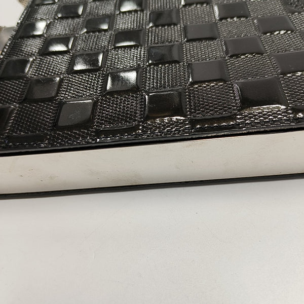 ANJU Damier Graphite Charol Negro