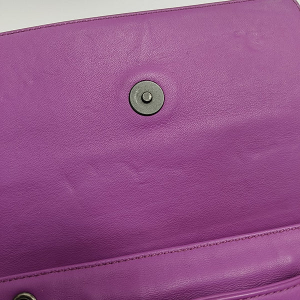 Calfskin Backpack Purple