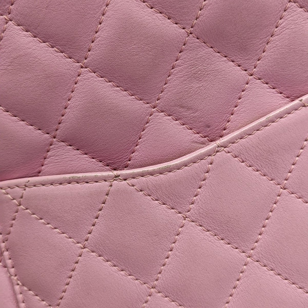 CAMBON Medium Quilted Calfskin Pink