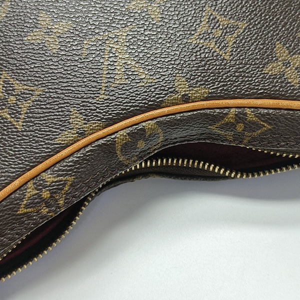 CROISSANT PM Monogram Coated Canvas Brown